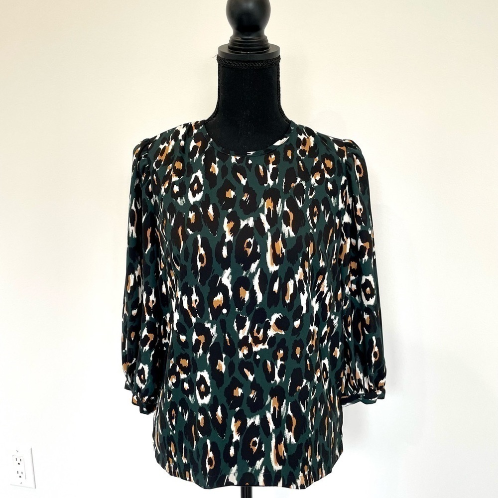 Express Leopard Print Blouse